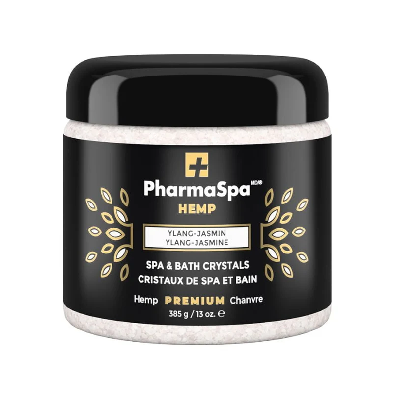 Cristaux PharmaSpa Chanvre YLANG JASMINE pour spa – 385 g