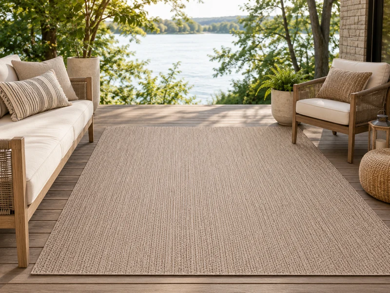 Tapis extérieur Treasure Garden Canyon – Taupe