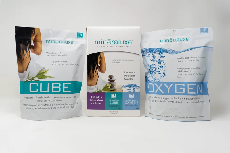 Minéraluxe Duo – Trousse 3 mois pour spa