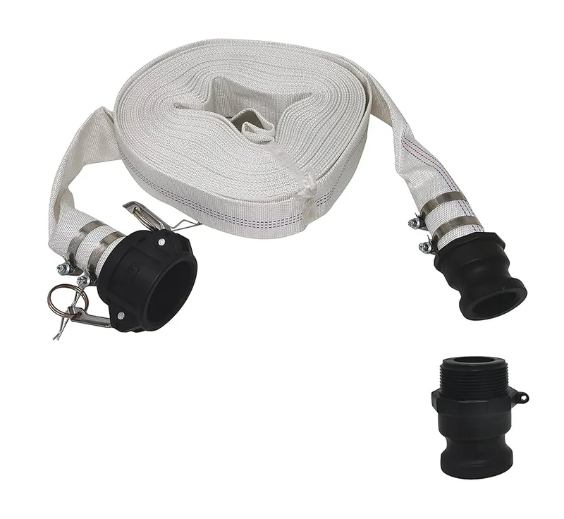 Tuyau de vidange « grade tuyau d’incendie » 52 pi (1,5 po) avec camlock NPT type-F
