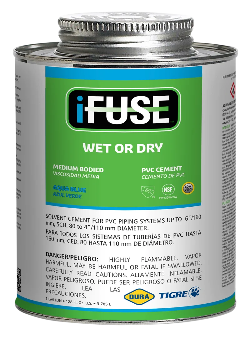 Colle Plomberie Dura IFUSE Wet or Dry IFPT130 – Ciment PVC Format Pint