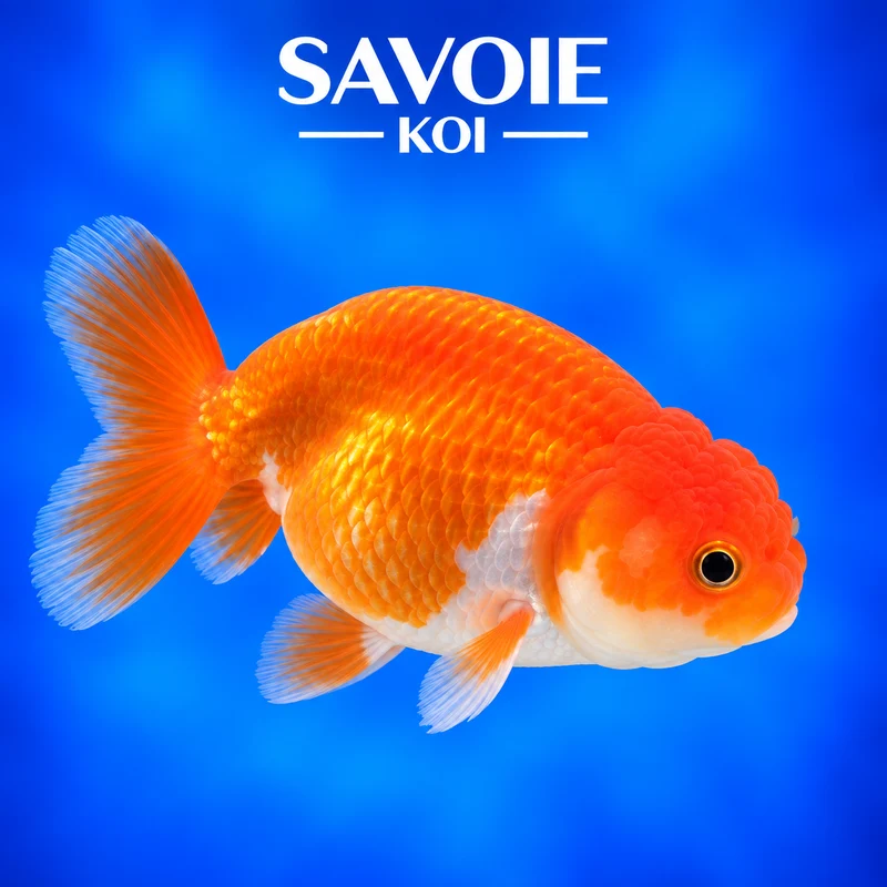 Ranchu rouge et blanc 8-10 cm - Spécimen 4