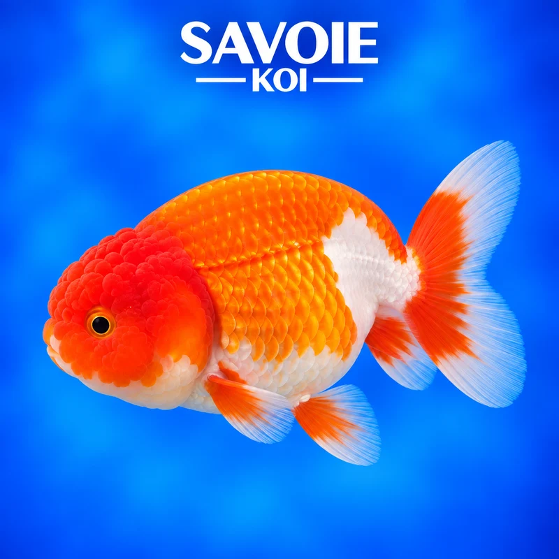 Ranchu rouge et blanc 8-10 cm - Spécimen 2
