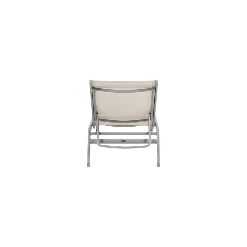 Chaise Longue Ratana Collection Lucca Blanche