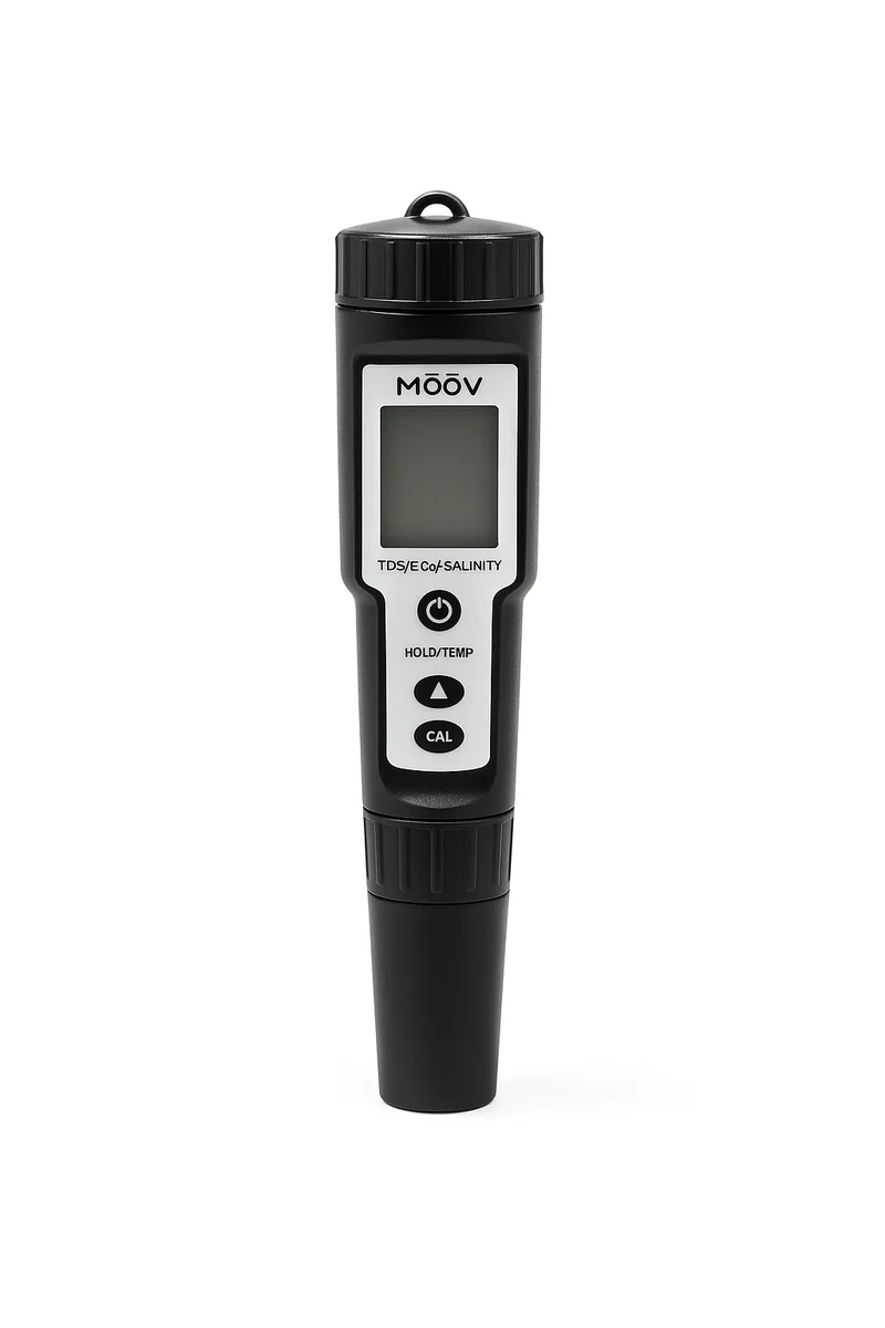 MOOV Salt Pen – Testeur électronique pour analyse d’eau de piscine et spa au sel