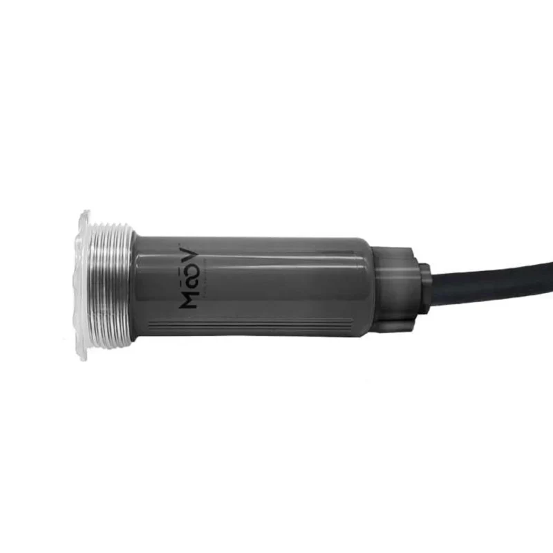 MOOV Mini LED Blanc 1,5" – 100 pieds de câble – Lumière LED pour piscine creusé