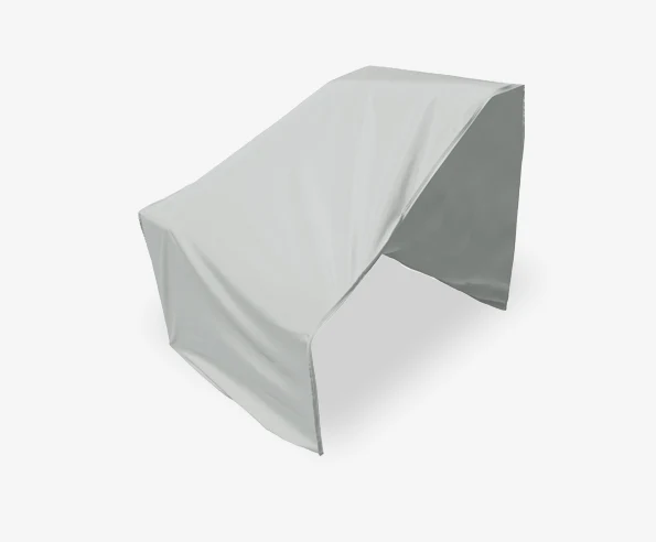 Housse de protection pour sectionnel droit PFC401 – Polyester 300D résistant – Gris pâle