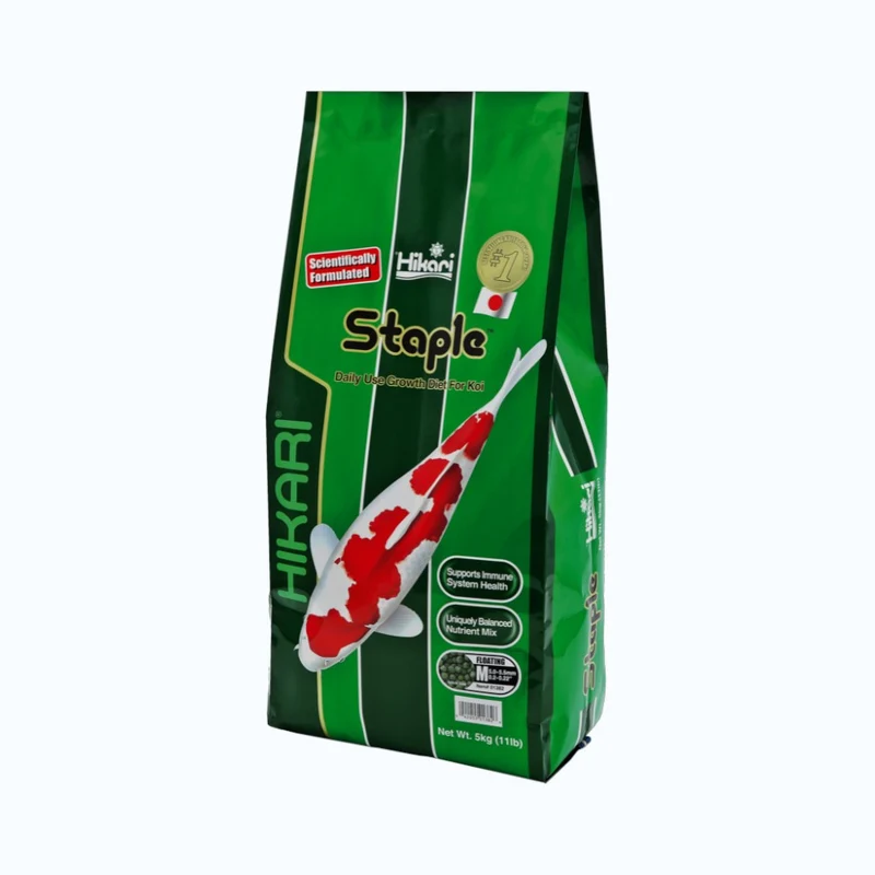 HIKARI STAPLE MEDIUM 5 KG - Nourriture quotidienne pour koi et poissons de bassin