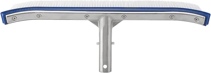Brosse murale de luxe 18 po avec dos en aluminium pour piscine