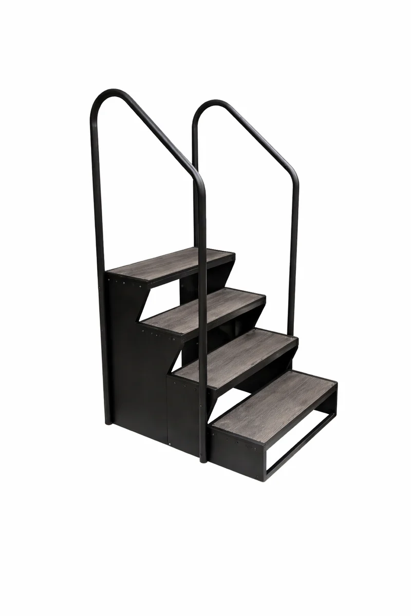 Marche Premium en Métal 4 Marches – PA-MSTEP4