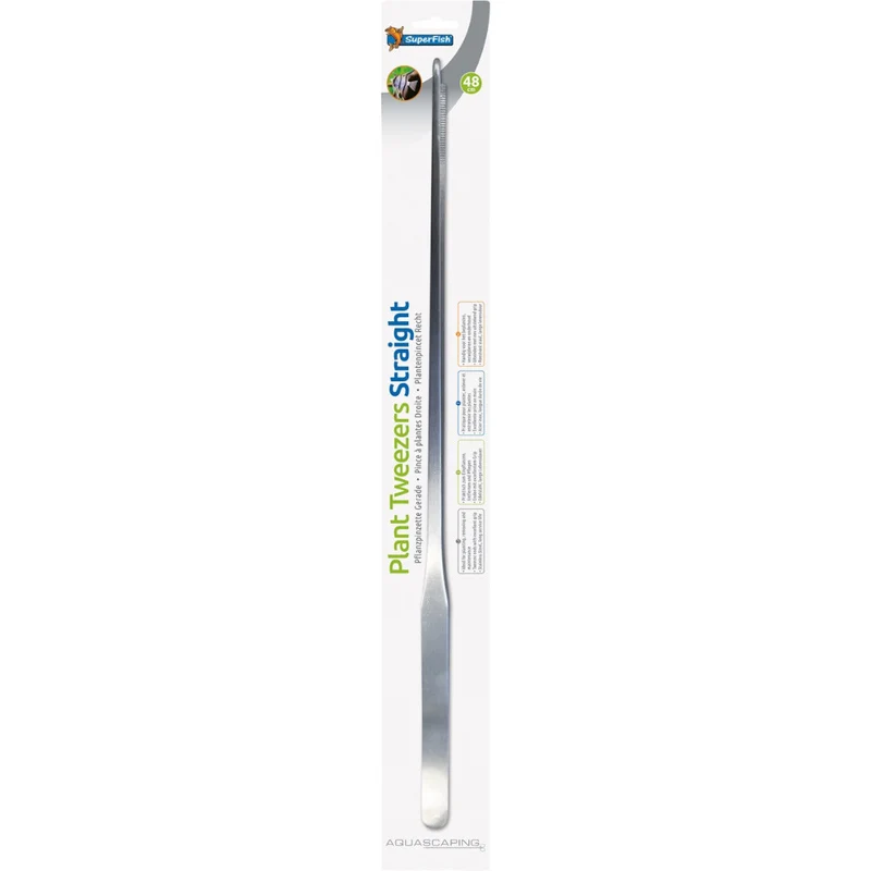 SuperFish Pince à Plantes INOX droite