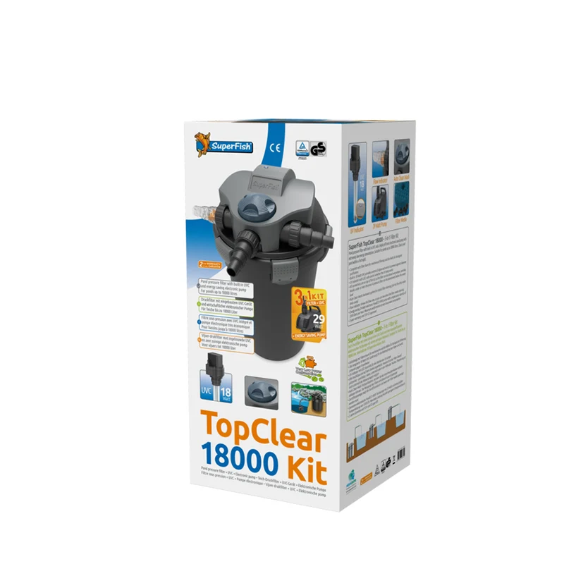 Superfish TopClear kit 18000 Pour Bassin