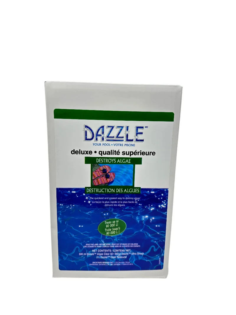 Trousse d’élimination des algues Dazzle Premium – Jusqu’à 80 000 L