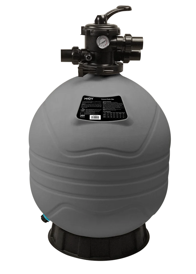 Filtreur à sable Moov 24 pouces – Filtre piscine 300 lb haute performance en PEHD