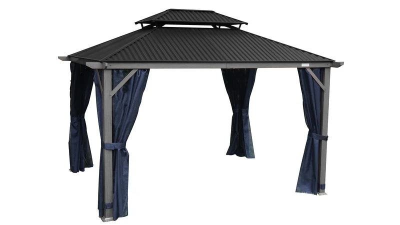 Gazebo Cordoba Corriveau – Toit rigide en Galvalume®
