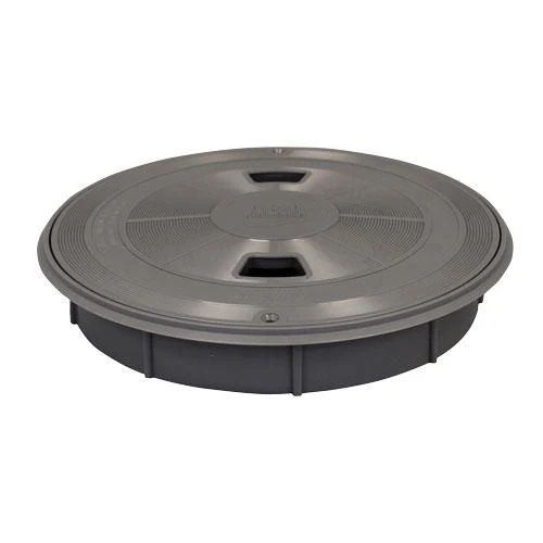 A&A Round QuikSkim Deck Lid & Ring - Gray - 550563