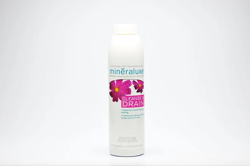 Minéraluxe Cleanse & Drain – Nettoyant pour tuyauterie de spa