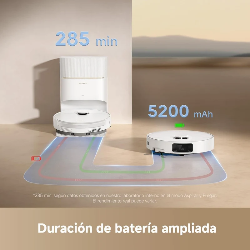 Dreame – D20 Pro Plus robot aspirador blanco