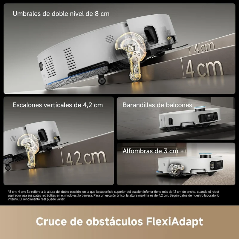 Dreame – Matrix10 Ultra robot aspirador blanco