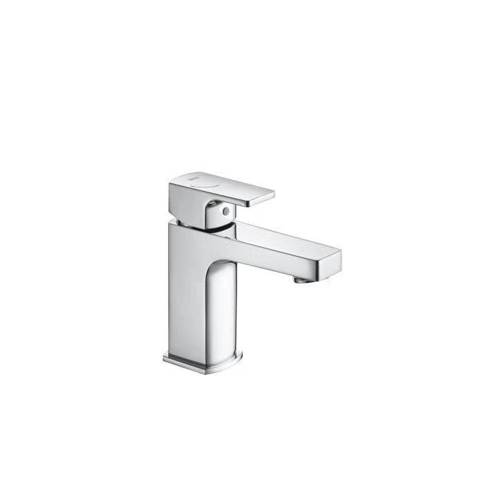 Roca - Grifo compacto cromado lavabo L90 con desagüe click-clack y cuerpo liso A5A3B01C00