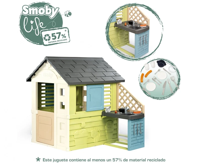 Smoby Speelhuis Pretty + Keuken
