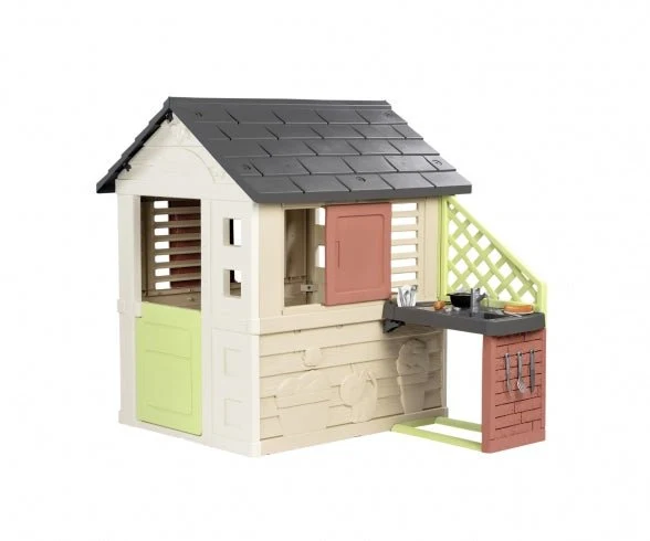 Smoby Speelhuis Nature + Keuken