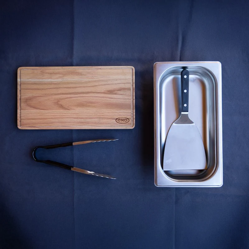 Coffret du Chef pour grillades sur plancha