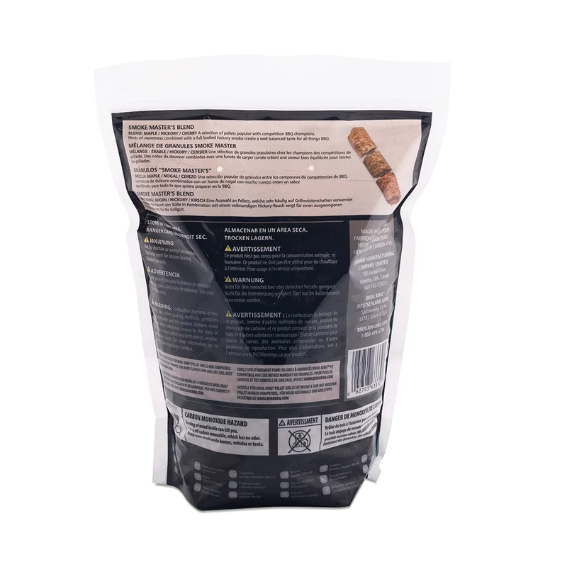 Granulés de bois pour BBQ - Mélange Smoke Master