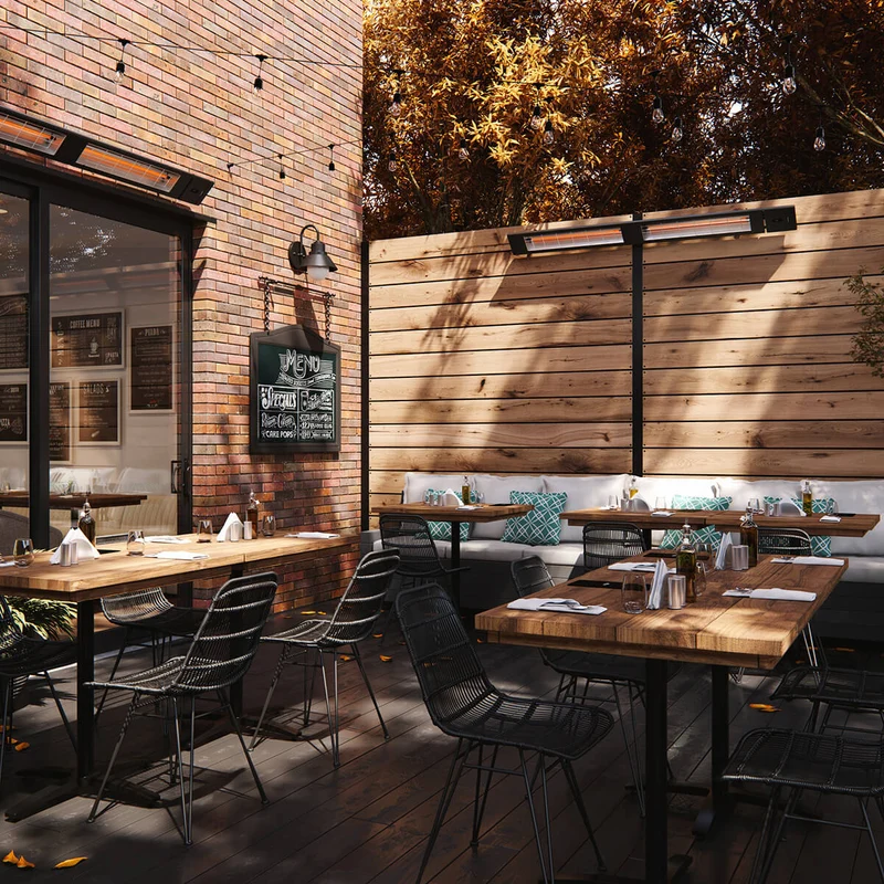 Chauffe-terrasse infrarouge - 6000W