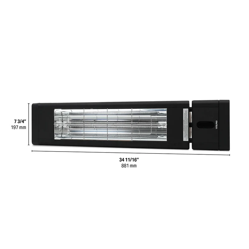 Chauffe-terrasse infrarouge - 1500W