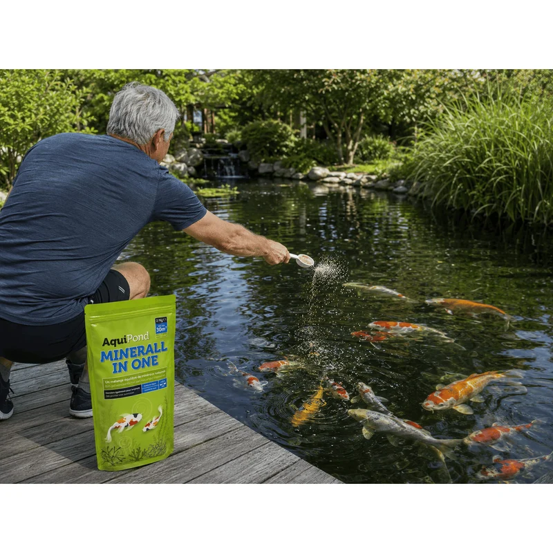 Minerall in One Aquipond - Augmente GH & KH simultanément - 2.5KG pour traiter 30M³