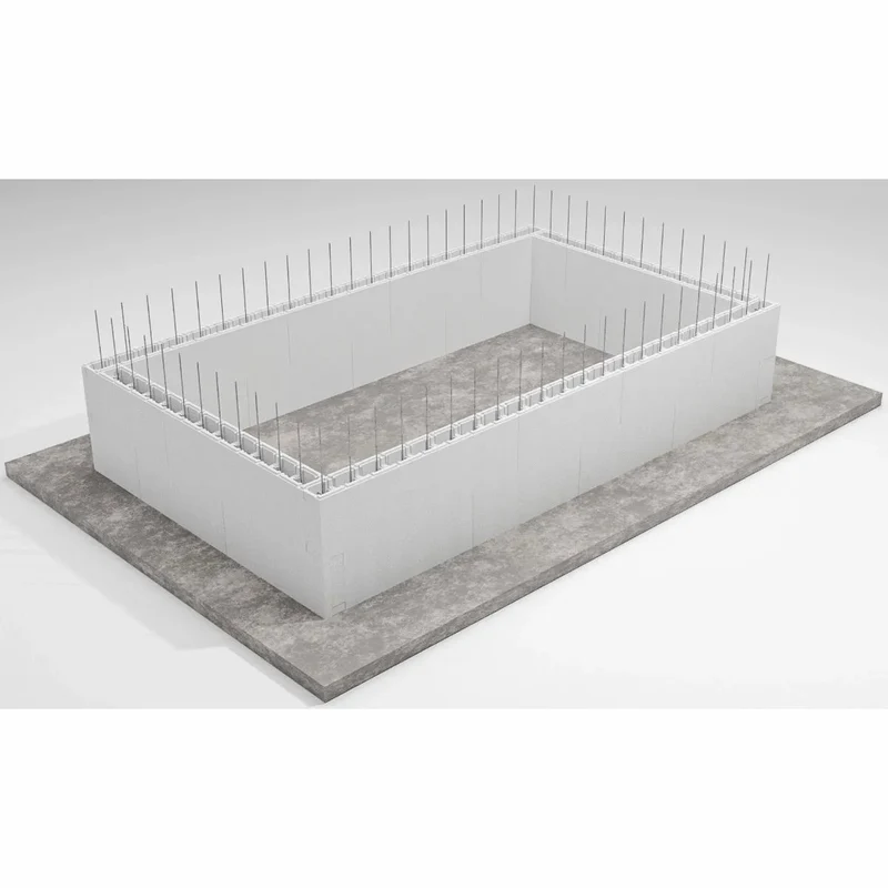 High Density Polystyreen zwembad zelfbouwpakket - 7,00 x 3,50 x 1,50 m