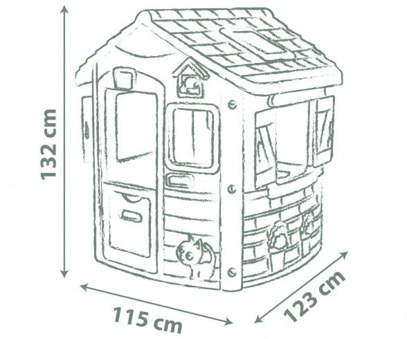 Smoby Sustainable Neo Jura Lodge speelhuis