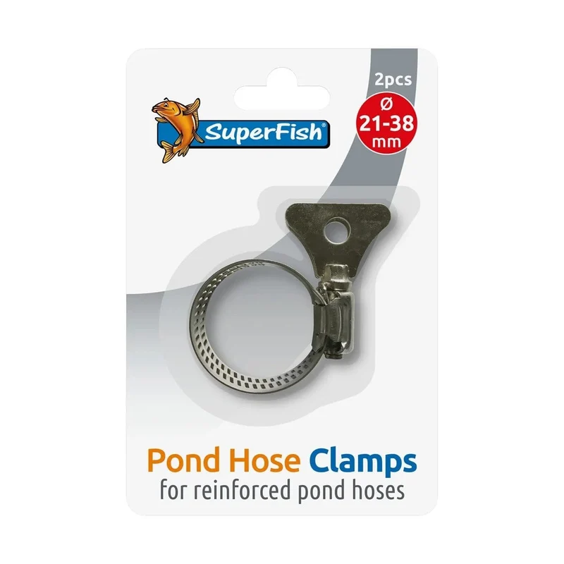 POND HOSE CLAMP W. WING 21-38 MM 2X