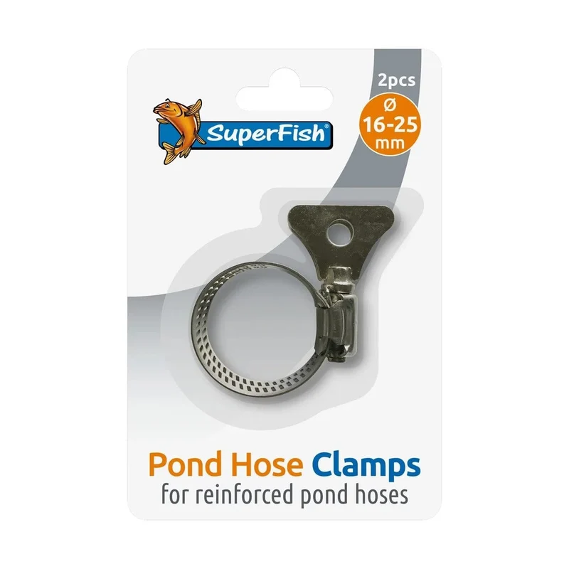 POND HOSE CLAMP W. WING 16-25 MM 2X