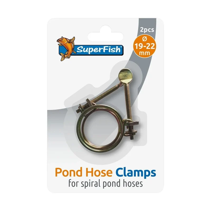 SPIRAL POND HOSE CLAMP 19-22 MM 2X