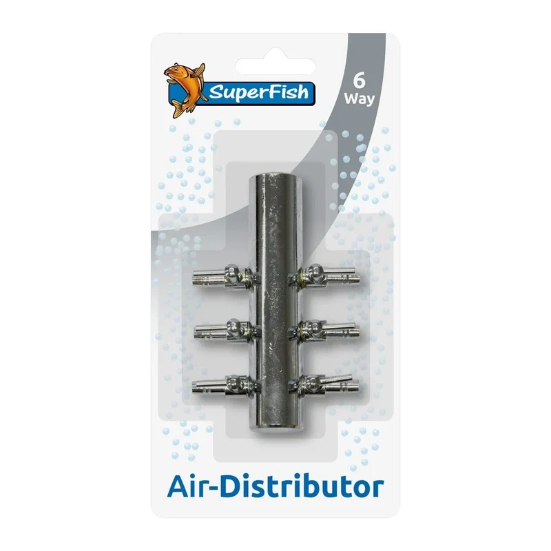 STAINLES AIR DISTRIBUTOR WITH 6 OUTLETS