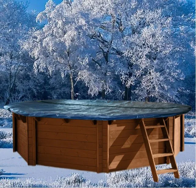 Winterzeil mét Maas voor voor houten zwembad Ø 440 cm ( 8-hoek)