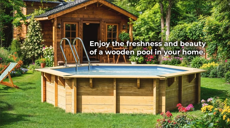 Piscina elevada de madera Gre Sunbay Violette 2 500x127