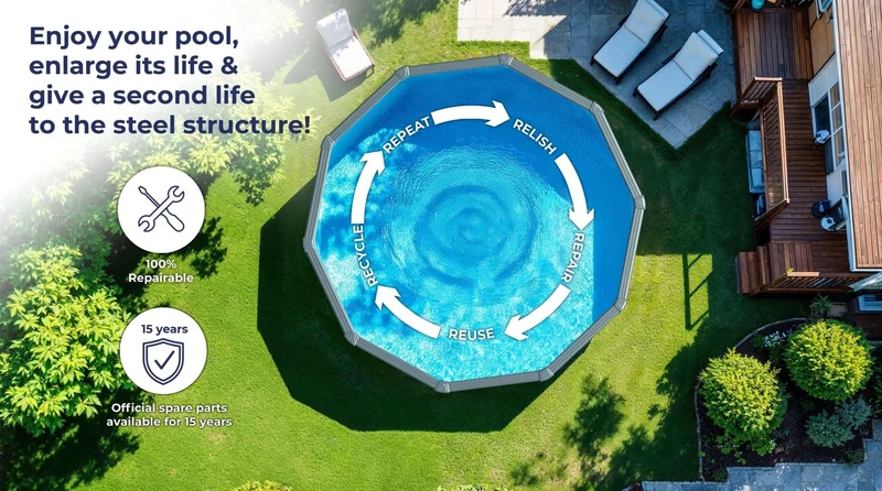 Piscina elevada Gre Bora Bora Circular
