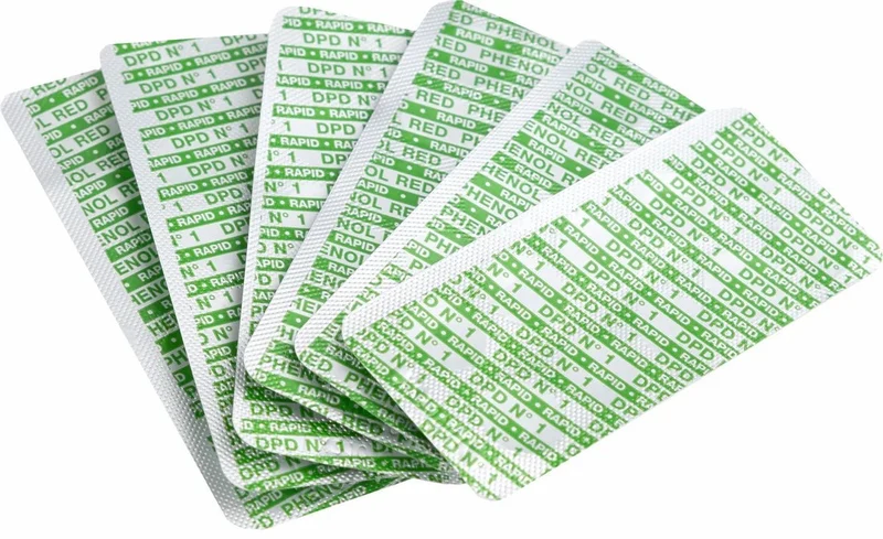 W'eau refill pack voor manuele tester (Chloor en pH) - 60 stuks