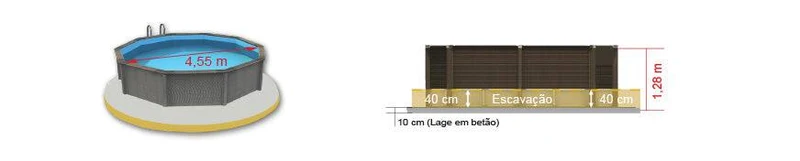 Piscina Decagonal 01 4,55 x 4,55m - Naturalis