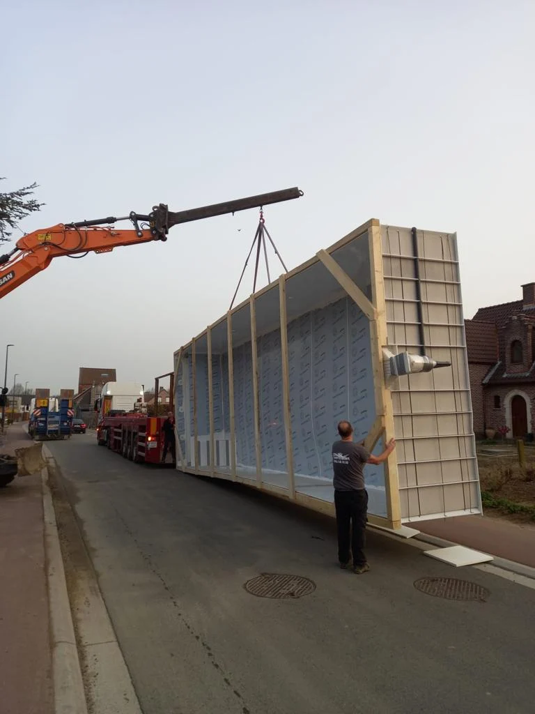 Polypropyleen zwembad wit met rechte trap - 600 x 300 x 150 cm