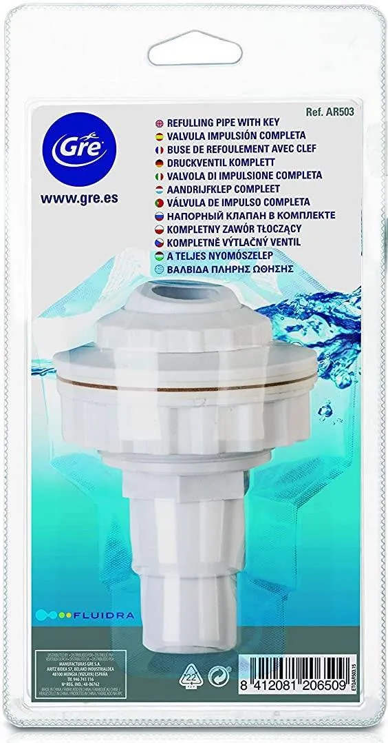 Kit Skimmer para piscinas de Aço e Acessórios para Filtração - GRE