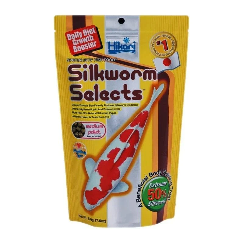 HIKARI SILKWORM SELECT MEDIUM 500 GRAM