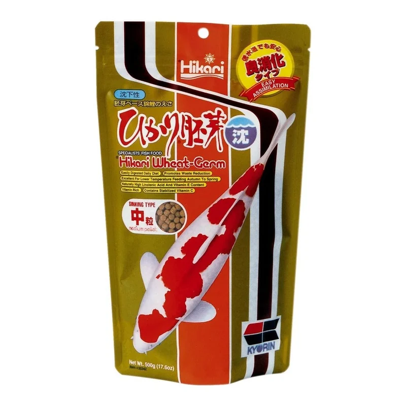 Hikari Wheat-Germ Sinking - Coulant Medium 500G - Facile à digérer, même en hiver !