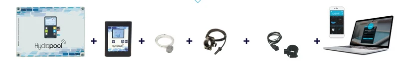 Sistema de Controlo completo para piscina à distância - HYDRAPOOL