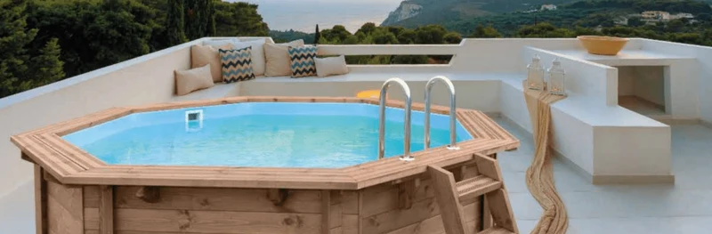 Piscina Madeira - TROPICAL SUNSHINE - 4,34X4,01X1,18 (MT)