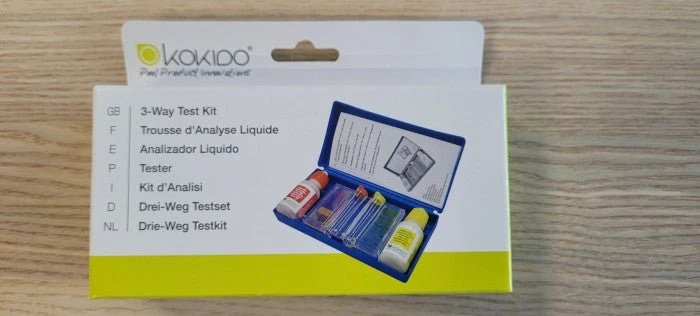 Kokido Tweedelige Testkit (pH/Cl) – 20 ml Phenol + 20 DPD Tabletten