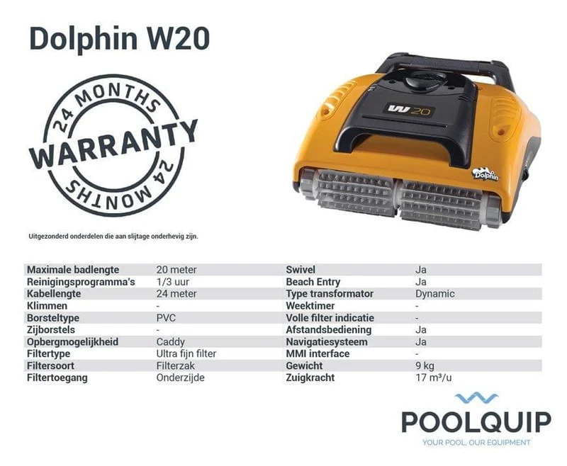 Dolphin W20 zwembadrobot